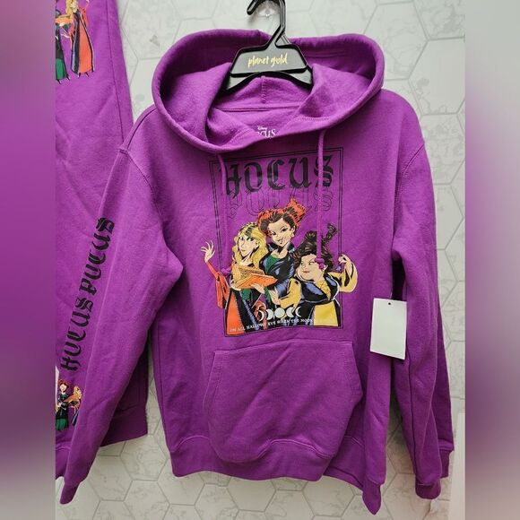 New Women's Halloween Hocus-Pocus Hoodie and Joggers Track Suit, Size M 7-9 - Picture 7 of 12